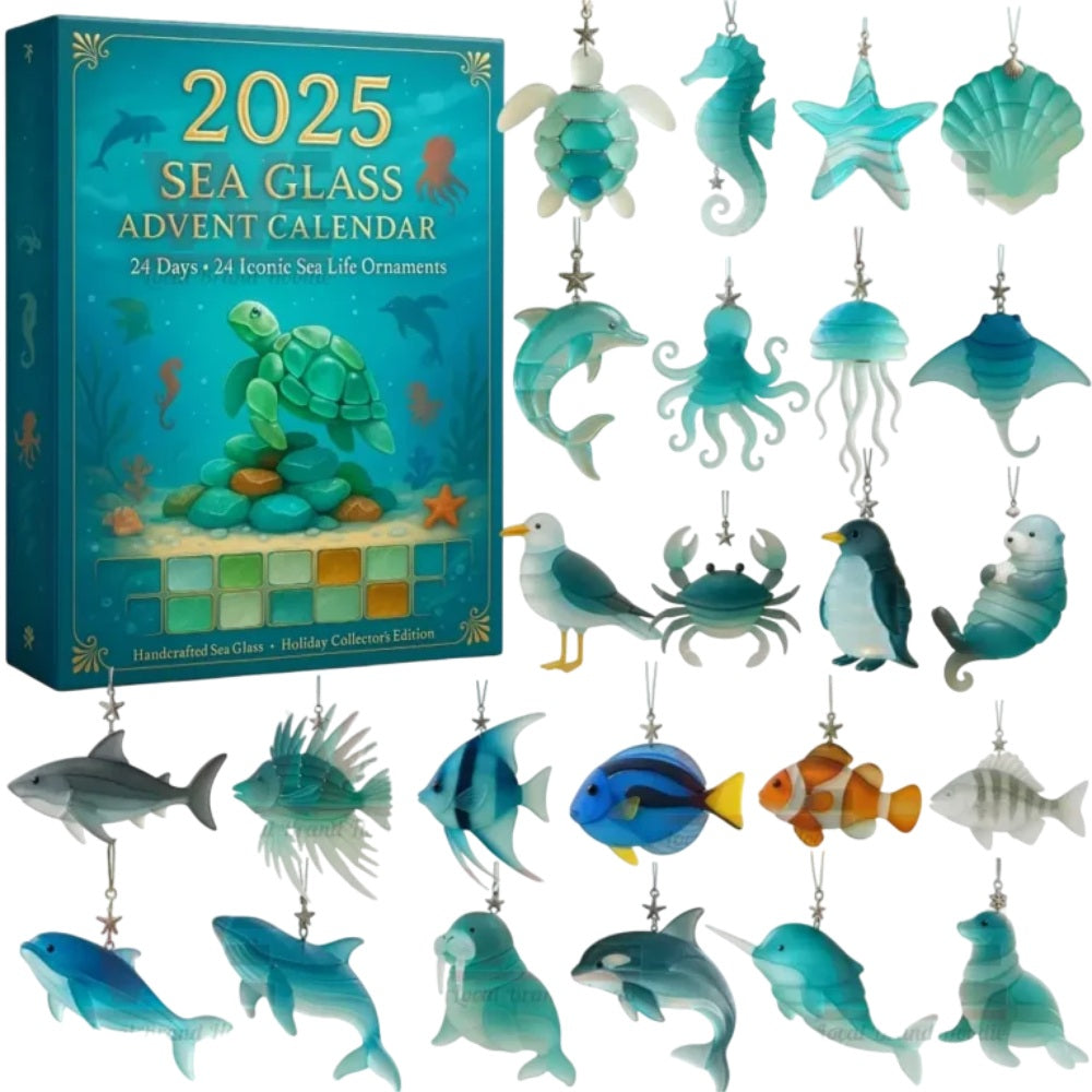 🌊2025 Sea Glass Advent Calendar · Ocean Treasures